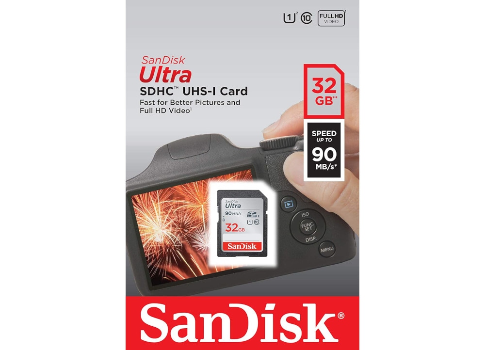 Карта памяти sandisk ultra sdhc 32 гб